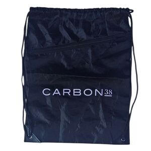 Carbon38 Black Drawstring Bag
